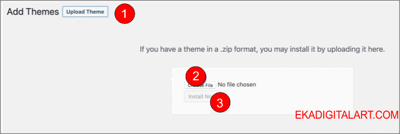 Cara Instal Theme WordPress 7