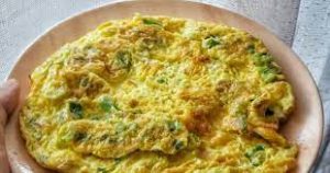 Telu dadar daun bawang