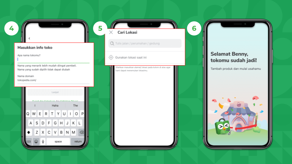 buka toko di Tokopedia